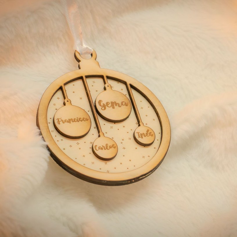 Bola de Navidad Familia