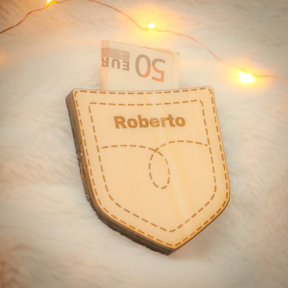 Bolsillo para regalar dinero